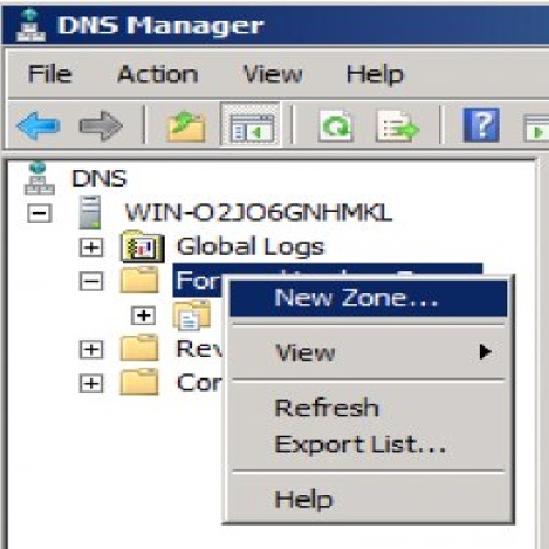 آموزش نصب و پیکربندی IIS و DNS در winserver2008